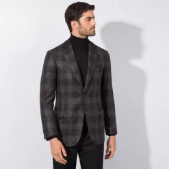 Cheap Two Button Deconstructed Jacket Mens Jackets
