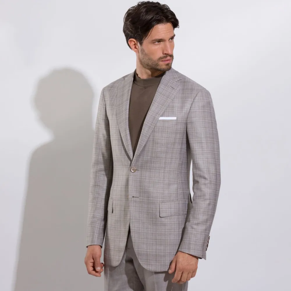 Fashion Two Button Deconstructed Jacket Mens Jackets