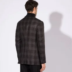 Outlet Two Button Deconstructed Jacket Mens Jackets