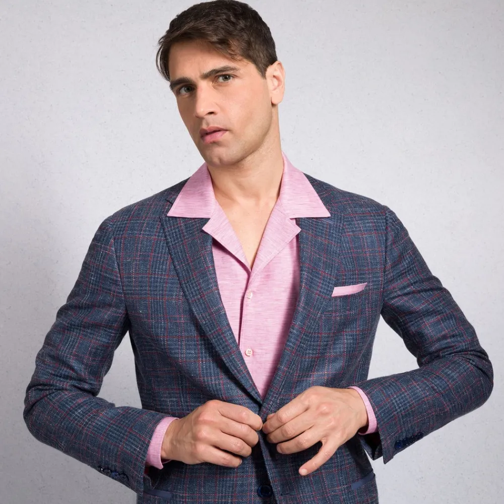 Cheap Two-Button Deconstructed Jacket Mens Jackets