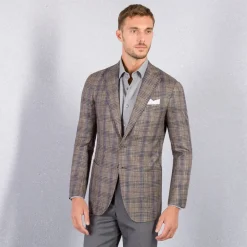 Cheap Two-Button Deconstructed Jacket Mens Jackets