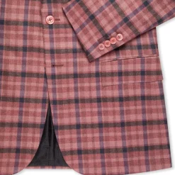 Online Two-Button Deconstructed Jacket Mens Jackets