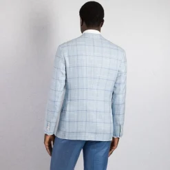 Cheap Two-Button Deconstructed Jacket Mens Jackets