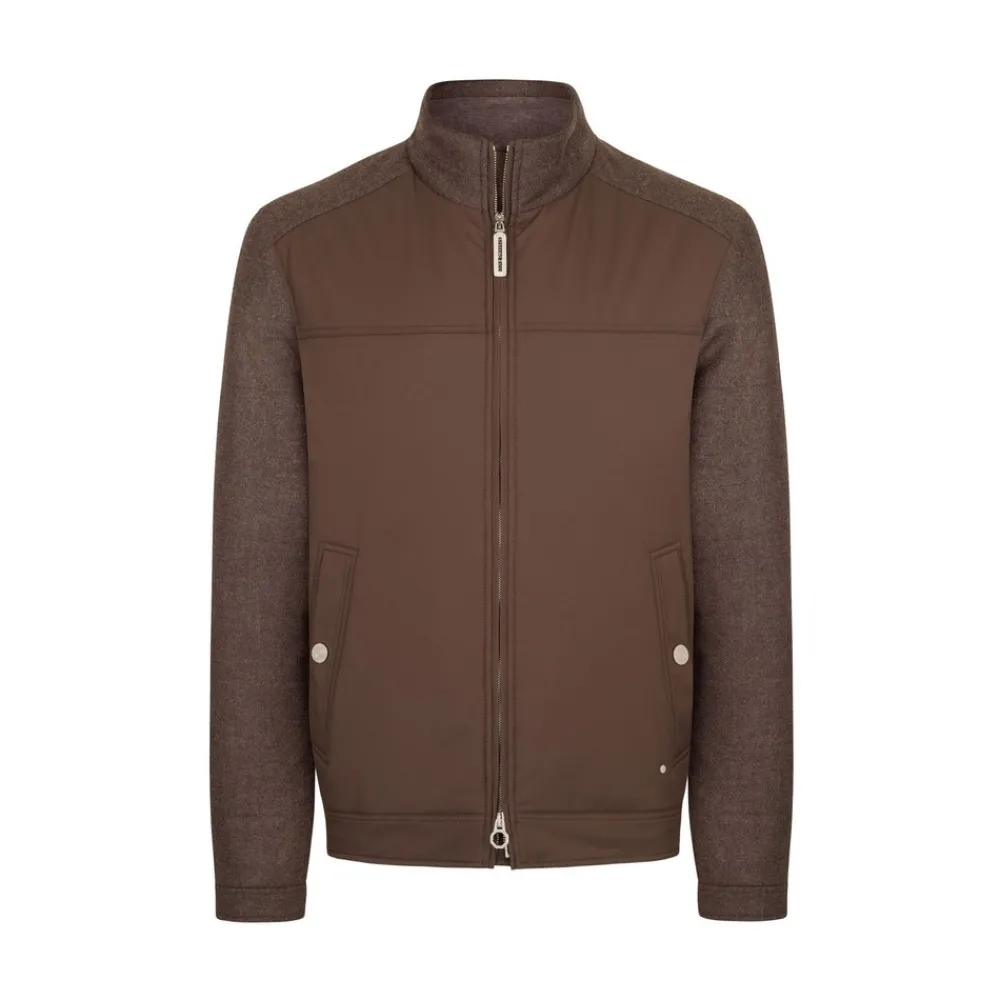 Clearance Virgin Wool And Cashmere Blouson Mens Last Sizes
