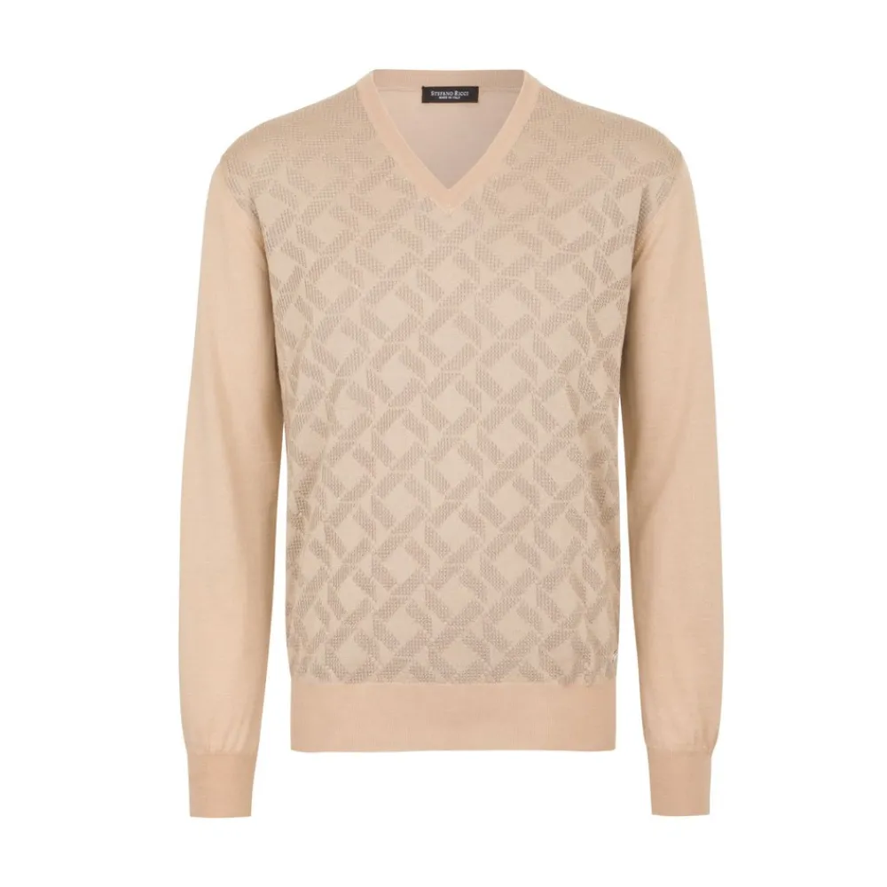 Outlet V-Neck Sweater Mens Knitwear