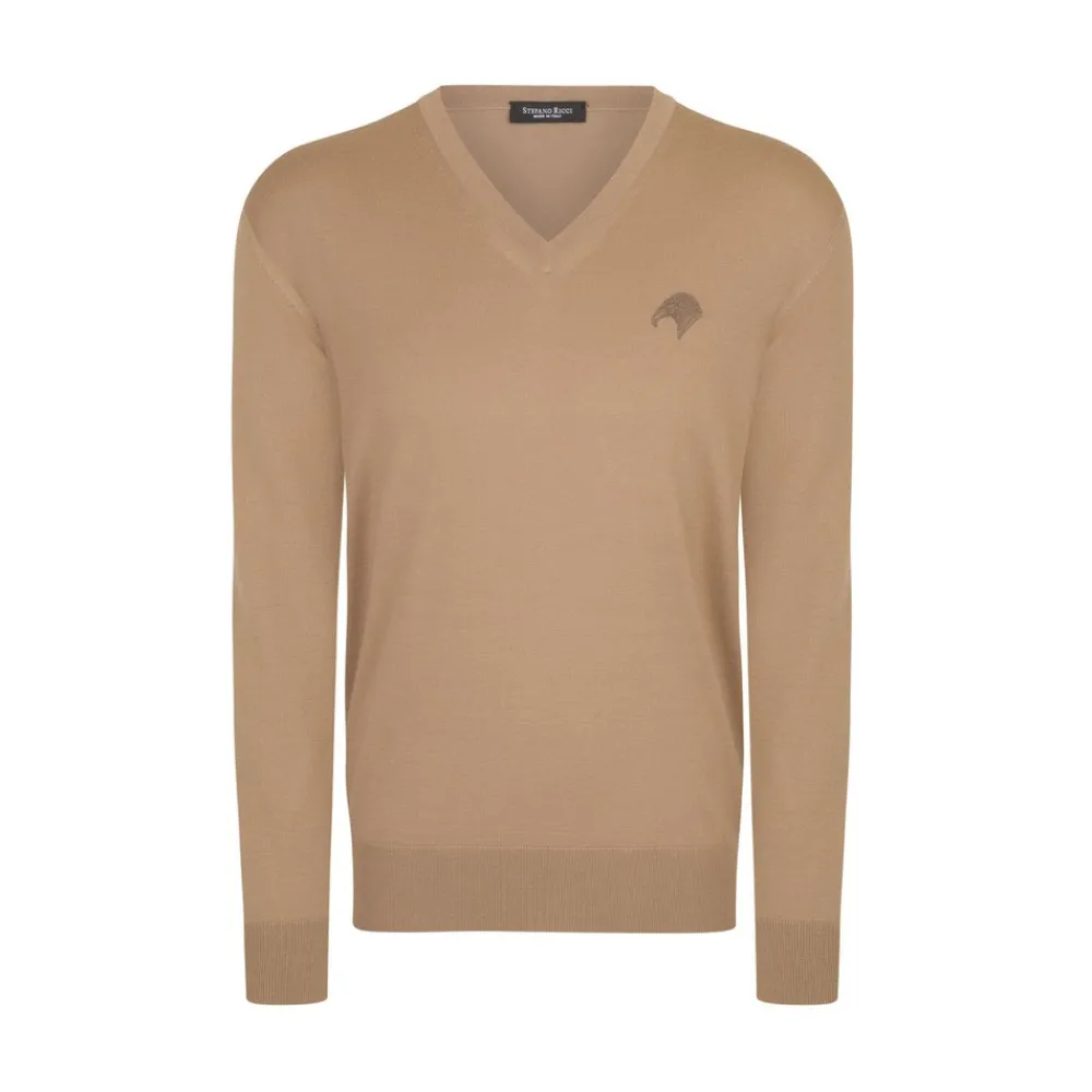 Sale V-Neck Sweater Mens Knitwear