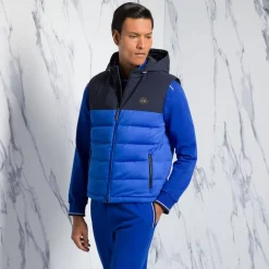Best Sale Wool And Sea Snakeskin Hooded Gilet Mens Luxury Tech