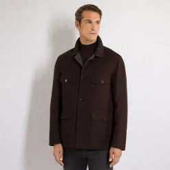 Fashion Wool Field Jacket Mens Outerwear