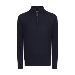 Sale Zip Mock Neck Sweater Mens Knitwear