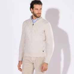 Best Sale Zip Mockneck Sweater Mens Last Sizes