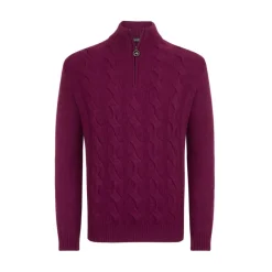 Sale Zip Mockneck Sweater Mens Knitwear