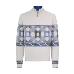 Flash Sale Zip Mockneck Sweater Mens Luxury Tech