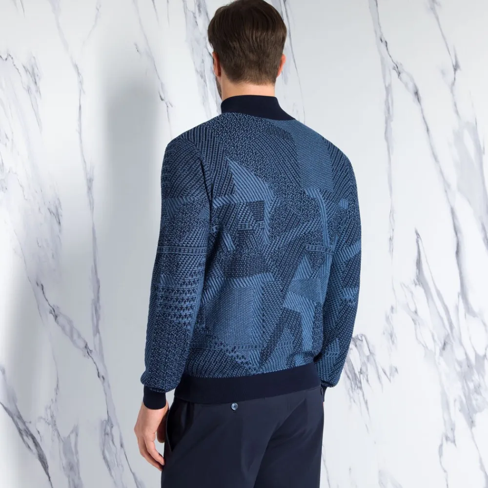 Sale Zip Mockneck Sweater Mens Luxury Tech