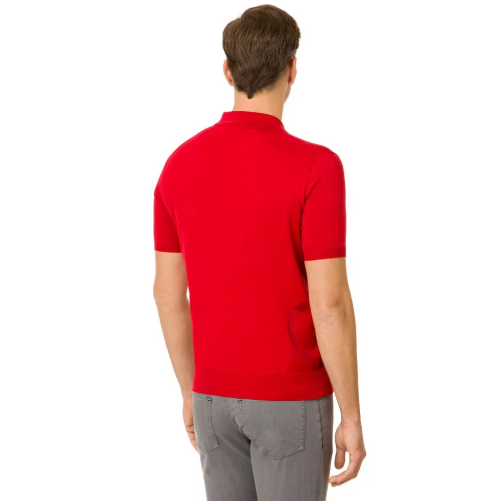 Hot Zip Polo Mens Last Sizes