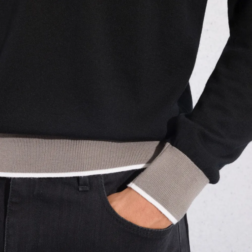 Best Zip Polo Shirt Mens Knitwear