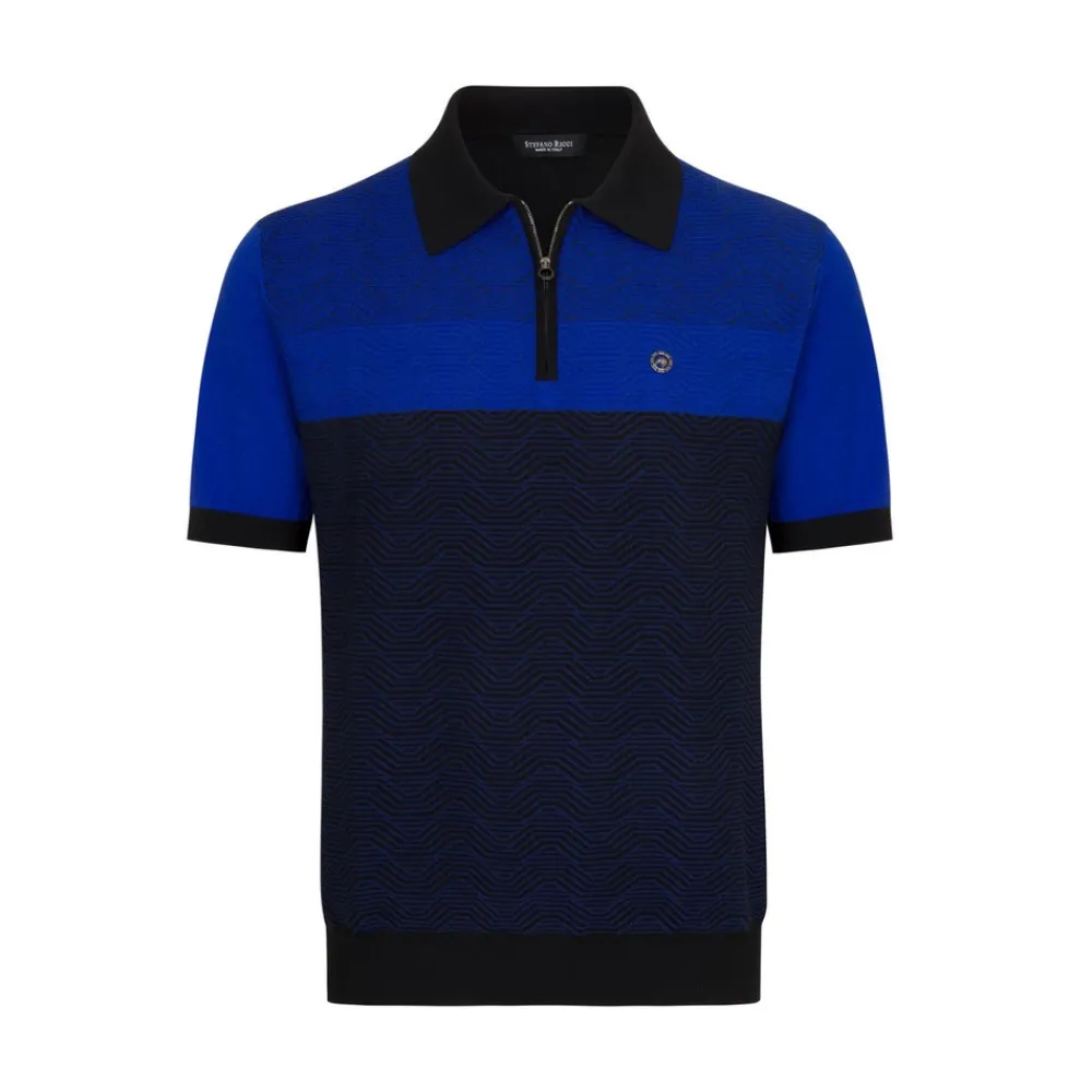 Shop Zip Polo Shirt Mens Knitwear