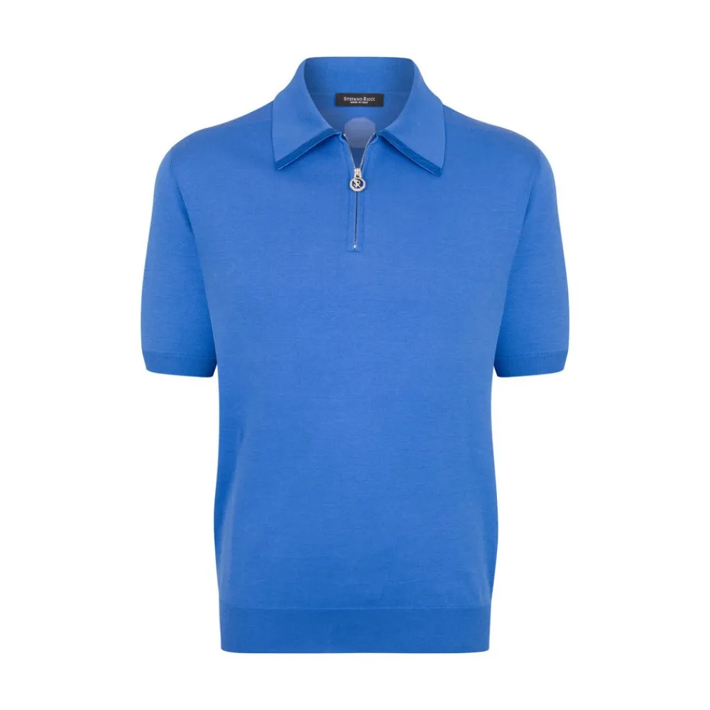 Hot Zip Polo Shirt Mens Last Sizes