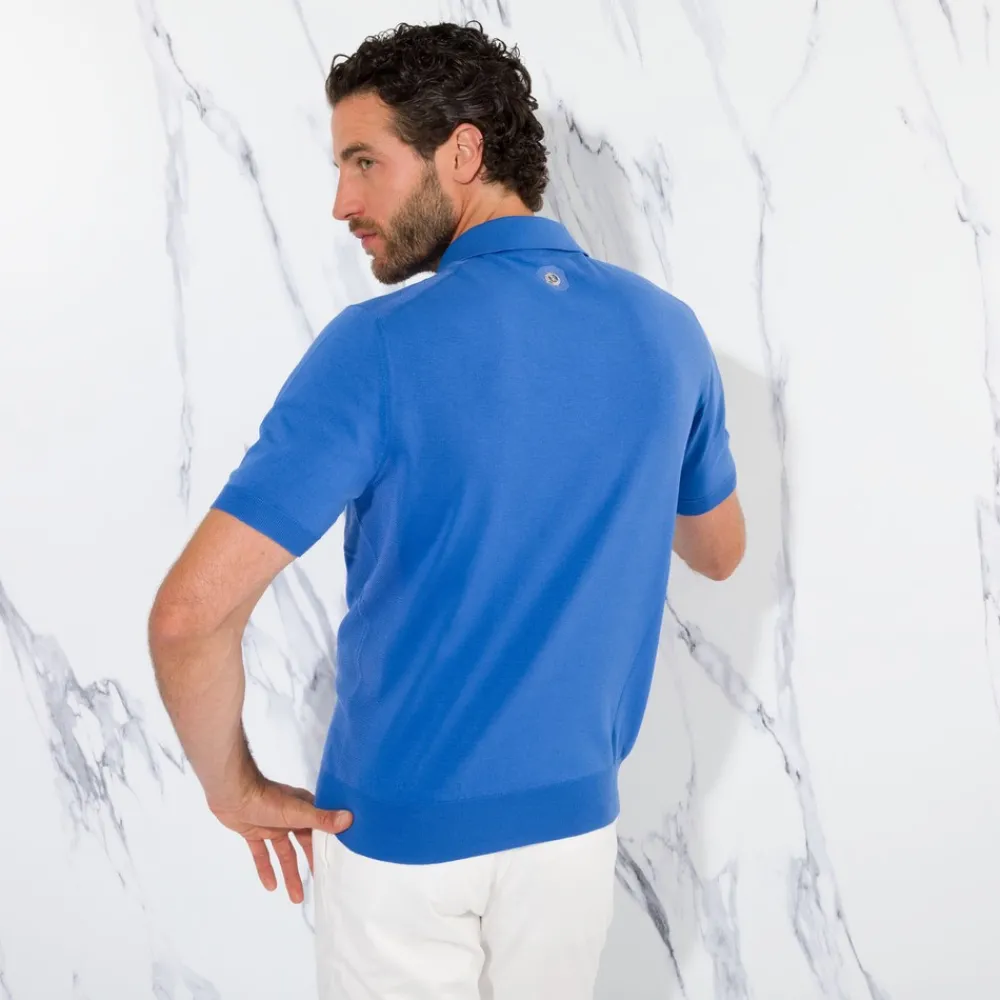 Hot Zip Polo Shirt Mens Last Sizes