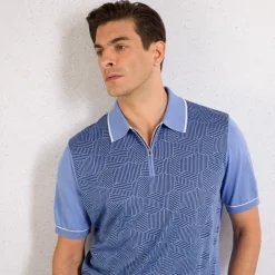 Cheap Zip Polo Shirt Mens Knitwear