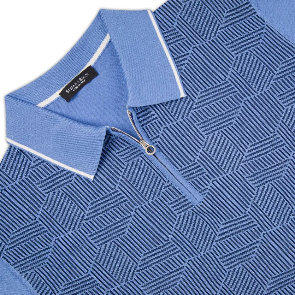 Cheap Zip Polo Shirt Mens Knitwear
