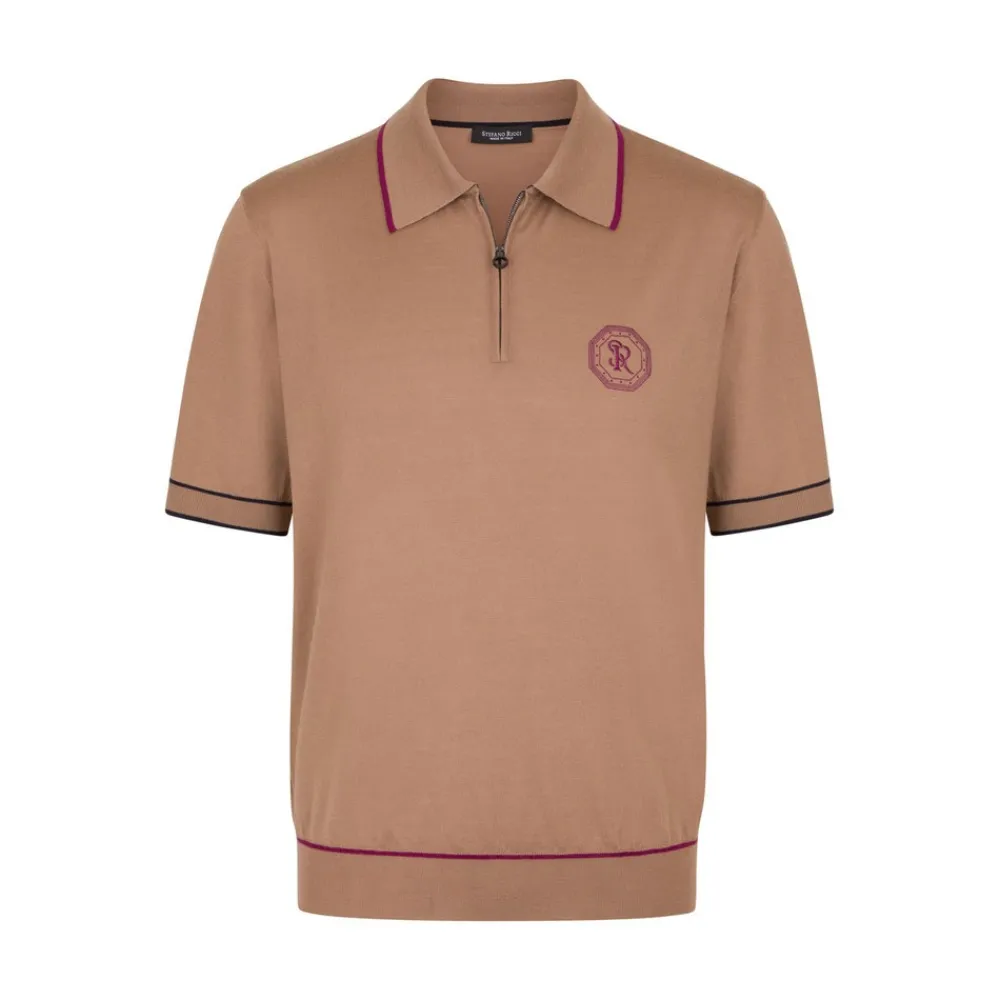 New Zip Polo Shirt Mens Luxury Tech