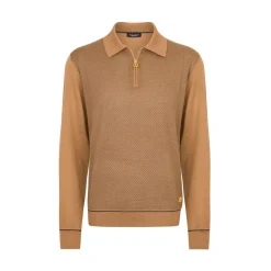 Discount Zip Polo Shirt Mens Knitwear