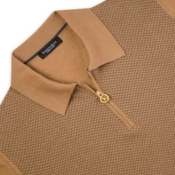 Discount Zip Polo Shirt Mens Knitwear