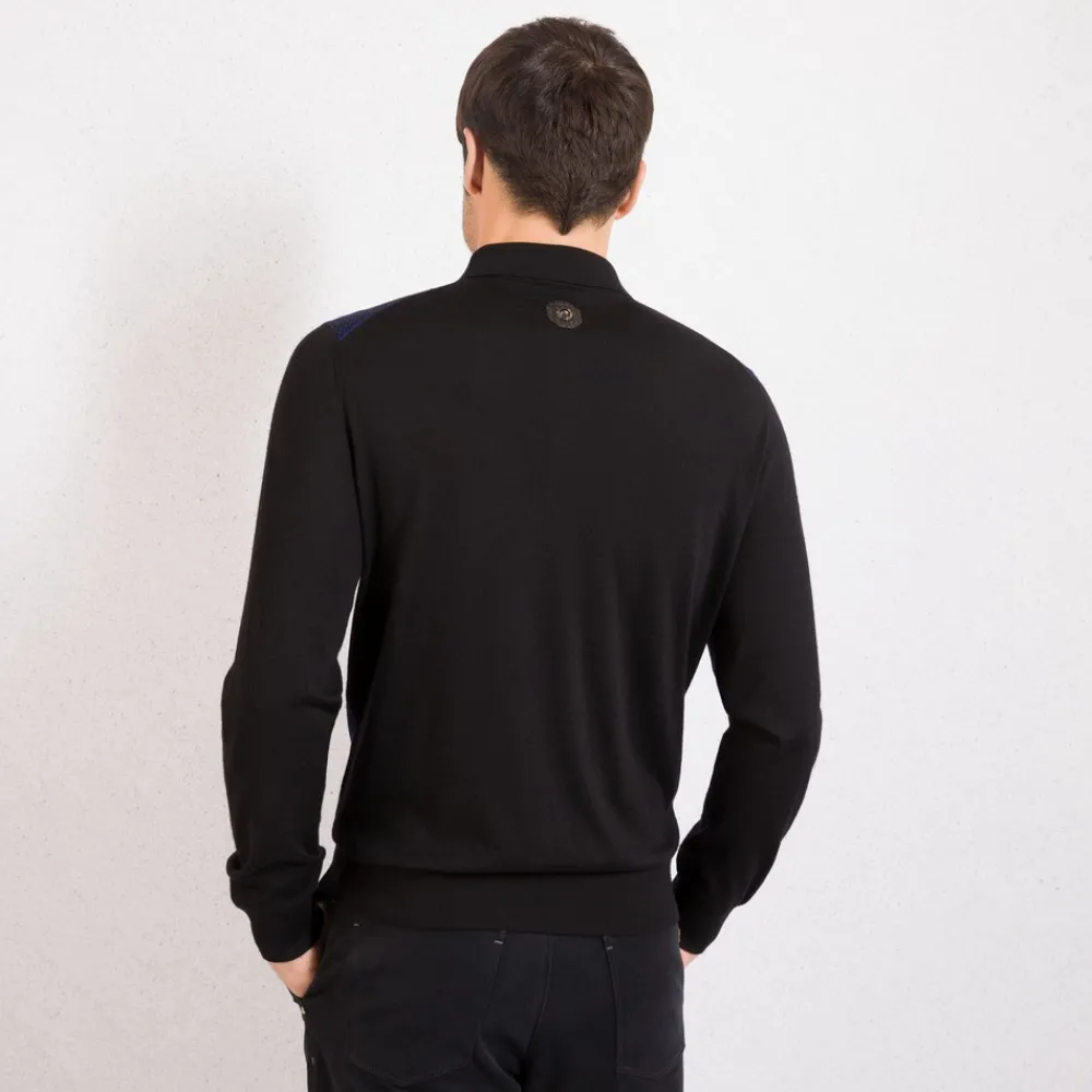 Discount Zip Polo Shirt Mens Knitwear