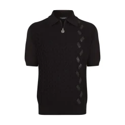 Shop Zip Polo Shirt Mens Knitwear