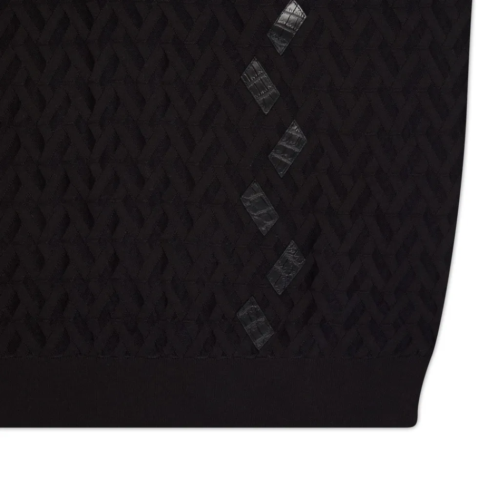 Shop Zip Polo Shirt Mens Knitwear